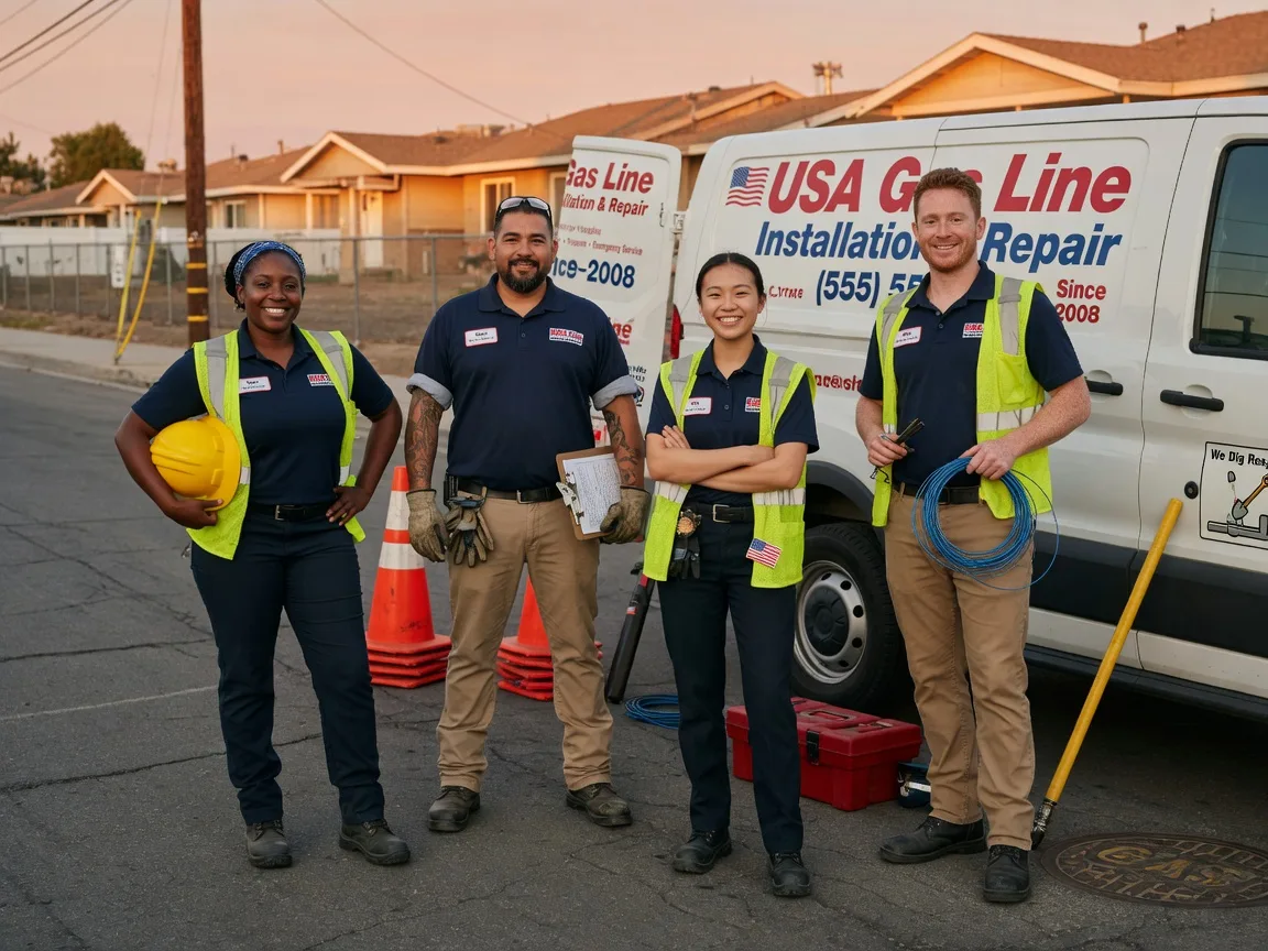Gas Line Installation company in Morocco, IN